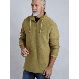 Weird Fish Cruiser 1/4 Zip Macaroni Sweatshirt in Antique Moss at Nordstrom, Size Xx-Large
