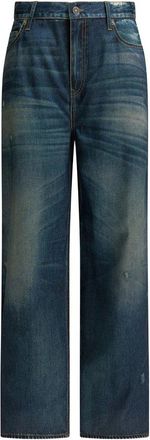 Golden Goose Journey Ws Boyfriend Melody Pant Archive Denime Print