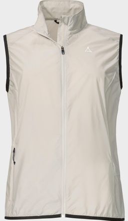 Sch&ouml;ffel Funktionsweste SCH&Ouml;FFEL Vest Style Cannobio WMS, Damen, Gr. 36, beige (9040, natur), Oberstoff: 100% Nylon; (Coating: Polyurethan), ohne Ausschnitt, W