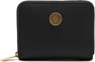 Pourchet Accessoires, Dames, Zwart, ONE Size, Leer, Petit Porte-monnaie Granite