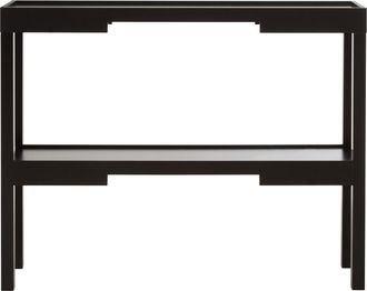 Premier Housewares Two Tiered Design Console Table, Console Table With Storage Shelf, Durable And Versatile Hallway Table