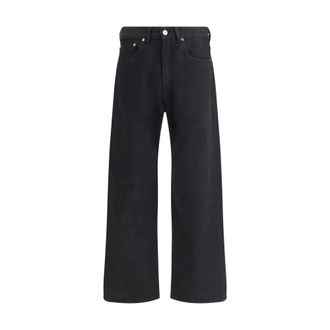 Our Legacy Wide Jeans, male, Black, W30, Third Cut Jeans
