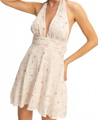 HYFVE Sunny Sip Mini Dress In Rose