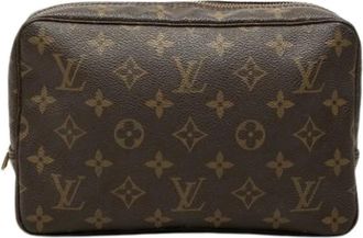 Louis Vuitton Pre-owned Trousse Toilette - Dames - Vintage Clutch - Bruin - ONE Size - Vintage