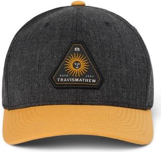Travis Mathew Bumpy Flight Baseball Cap in Heather Black at Nordstrom