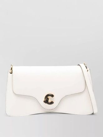Coccinelle small flap crossbody bag detachable strap