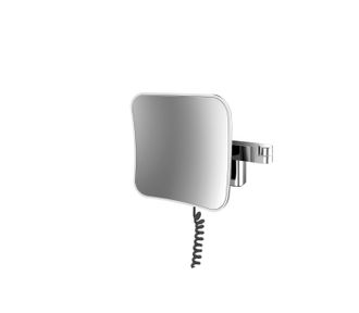 Emco Emco - Espejo De Afeitado Y Maquillaje Led, Aumento 5 Veces
