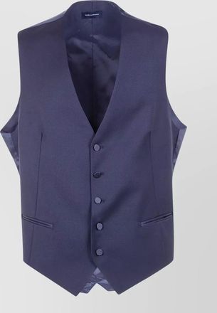 Tagliatore mens suit waistcoat satin back strap