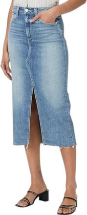 Paige Meadow Midi Skirt In La Rambla