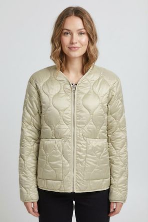 Only Steppjacke ONLY ONLTELMA AOP QUILTED REV JACKET CC OTW, Damen, Gr. XL, braun rice aop:leo, Steppware, Obermaterial: 57% Polyester, 43% Nylon, animal-p