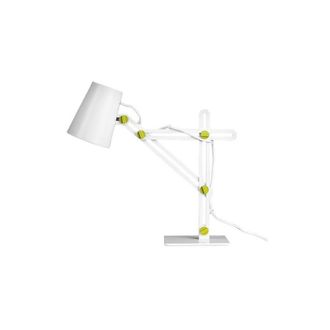 Netlighting Looker Table Task Lamp 1 Light E27 Matt White Green
