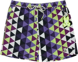 Psycho Bunny Costume da bagno Alexander Varsity - Viola