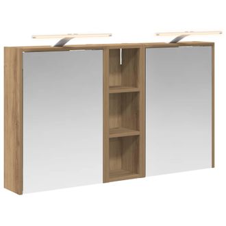 vidaXL Juego De Muebles De Ba&ntilde;o 3 Pcs 106 X 16 X 62,5 Cm Vidaxl