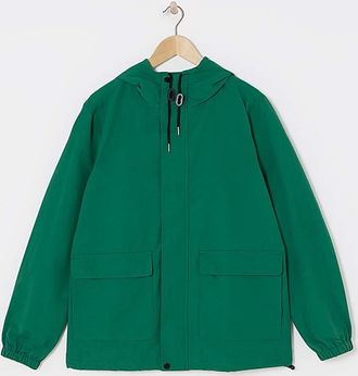 Jacamo Hooded Lightweight Green Jacket
