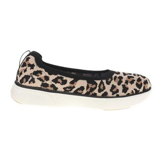 Keds Womens Keds BlissWalk Skimmer Sneakers Brown Leopard Slip On Shoes HAWK2161