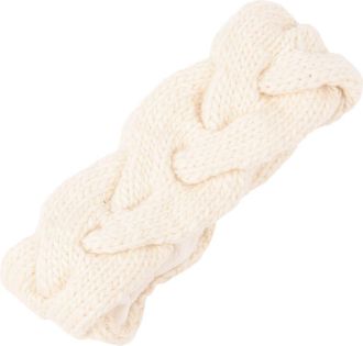 Nirvanna Designs Braided Headband in White at Nordstrom