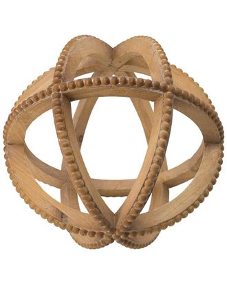 A&B Home 10In Beaded Ball Table Accent