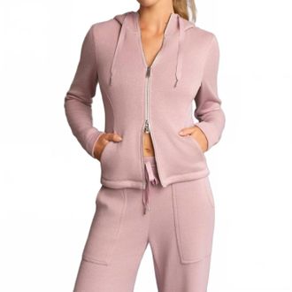 Heroine Sport Lounge Boost Hoodie In Vintage Rose