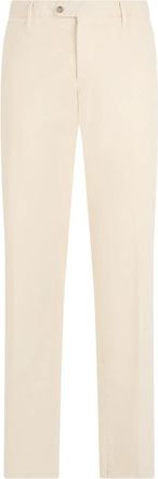 Fedeli Slim Straight Broek - Heren - Chinos - Beige - XL - Katoen - Broeken