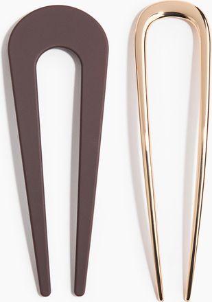 H&M 2er-Pack Haarnadeln - Brown