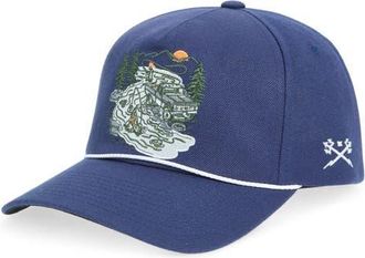 Dark Seas Off Road Snapback Baseball Hat in Navy at Nordstrom