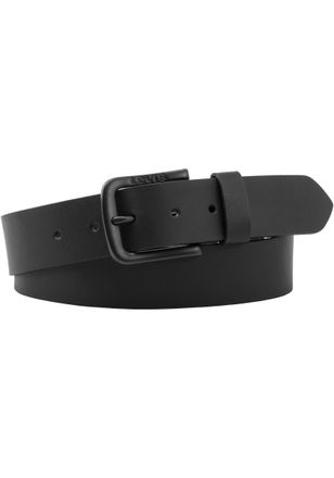Levi's Lederg&uuml;rtel LEVIS SEINE METAL G&Uuml;RTEL, Damen, Gr. 100, schwarz, Leder, unifarben, G&uuml;rtel Lederg&uuml;rtel, SEINE METAL BELT
