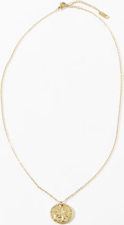 Le 31 Mens Lion circular pendant necklace