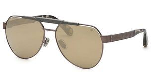 Philipp Plein SPP073M 566G Mens Sunglasses Grey Size 63