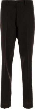 Prada Dark Brown Wool Pant