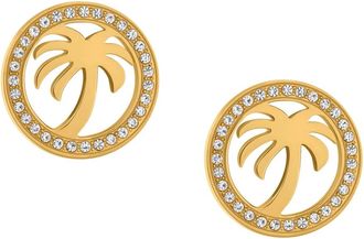 Palm Angels Traccia Oorbellen - Dames - Accessoires - Geel - Maat: ONE Size
