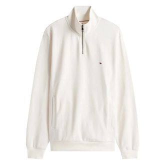 Tommy Hilfiger Zip-throughs, male, Beige, Size: L Essential Intechno 1/4 Zip
