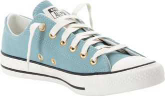 Converse Sneaker CONVERSE CHUCK TAYLOR ALL STAR LEATHER, Damen, Gr. 39,5, schwarz (vernal pool, egret, schwarz), Leder, Schuhe Sneaker