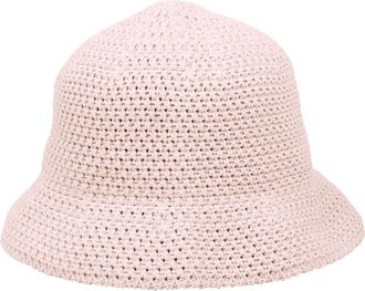 Capelli Strohhut CAPELLI NEW YORK, Damen, rose, Obermaterial: 100% Polyester, H&uuml;te Strohhut