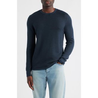 Rag & Bone Gregory Crewneck Sweater in Navy at Nordstrom Rack, Size Xx-Large