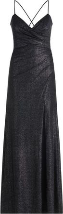 Vera Mont Kleedjes, Dames, Blauw, XL, Nauwsluitende Maxi Avondjurk