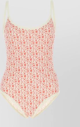 Moncler all-over print nylon swimsuit