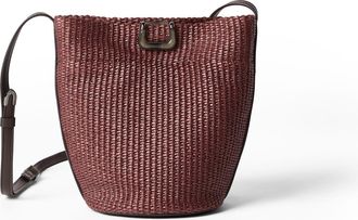 Brunello Cucinelli Sartorial small bucket bag in Bordeaux at Nordstrom
