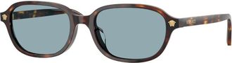 Versace VE4514D Asian Fit 553780 Womens Sunglasses Tortoiseshell Size 53