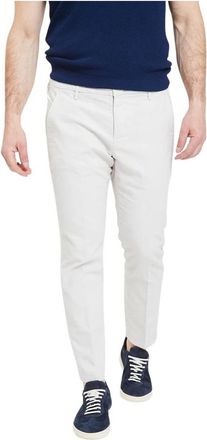Dondup Alfredo Broek - Heren - Chinos - Wit - W35 - Broeken