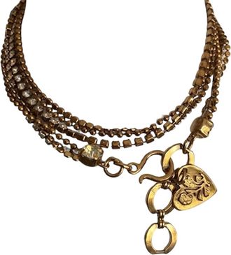 Mariana Womens Clear Day 3 Strand Wrap Bracelet In Gold