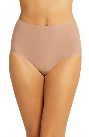 Chantelle Soft Stretch High Waist Briefs in Coffee Latte at Nordstrom