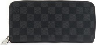 Louis Vuitton Black Damier Graphite Long Wallet (Bi-Fold) (Pre-Owned)