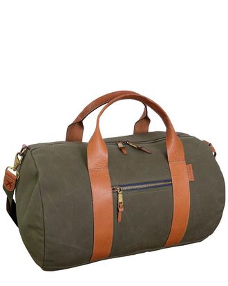 Boarding Pass The Voyager 21In Waxed Canvas Duffle Bag