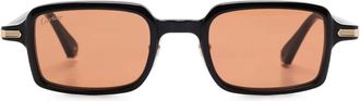 Cartier Occhiali da sole squadrati - Nero