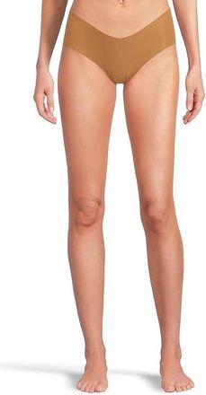 Commando Invisible Rib Girl Short Womens Underwear Caramel, Elastane/Nylon