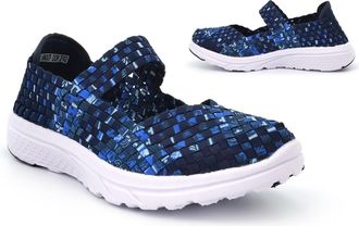 Generic Womens Memory Foam Shoes Size 4 Slip On Shoes Size 9 Memory Foam Shoe Womens Comfort Shoe Slip On Lightweight Comfort Sizes 3-9 Blue 9 UK