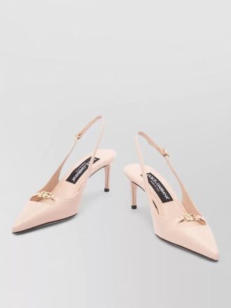Dolce & Gabbana leather slingback pumps