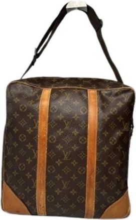 Louis Vuitton Pre-owned Vintage Weekendtas - Dames - Vintage Weekendtas - Bruin - ONE Size - Leer - Vintage