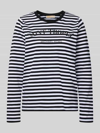 Michael Kors Longsleeve mit Rundhalsausschnitt in Weiss, Gr&ouml;&szlig;e XL