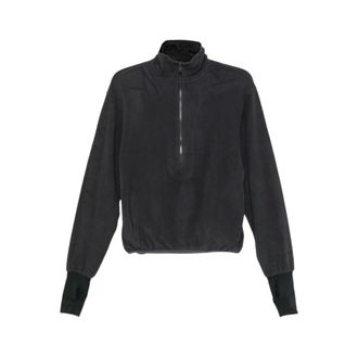 Entire studios Sweatshirt - Dames - Fleece jassen - Zwart - S - Polyester - Fitness